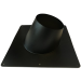 Dakplaat voor dubbelwandig Ø150/200mm – hellend 5-25° (zwart)