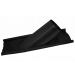 Loodslab voor dubbelwandig Ø200/250mm – 45-60° (zwart)
